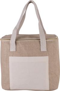 Kimood KI0353 - Jute cool bag - medium size Natural