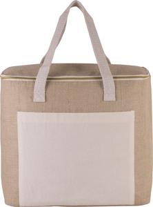 Kimood KI0354 - Jute cool bag - large size Natural