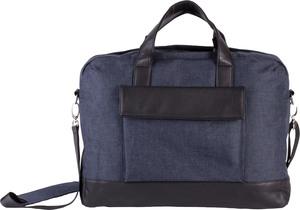 Kimood KI0429 - Business laptop bag Graphite Blue Heather