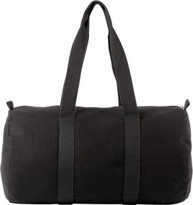 Kimood KI0632 - Cotton canvas hold-all bag Black / Black
