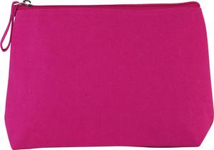 Kimood KI0724 - Toiletry bag in cotton canvas Fuchsia