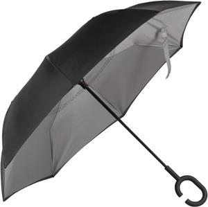 Kimood KI2030 - Hands-free reverse open umbrella Black / Slate Grey