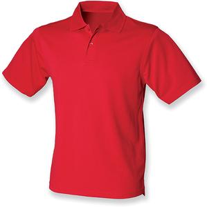 Henbury H475 - Men's Coolplus® Polo Shirt Classic Red