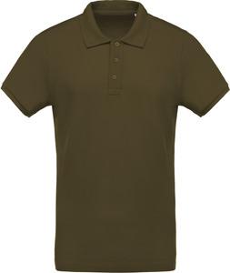 Kariban K209 - Men's organic piqué short-sleeved polo shirt Mossy Green
