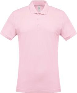 Kariban K254 - Men's short-sleeved piqué polo shirt Pale Pink
