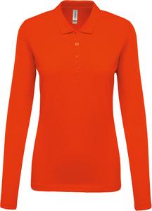 Kariban K257 - Ladies’ long-sleeved piqué polo shirt