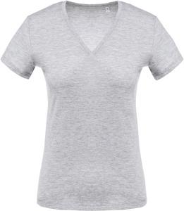 Kariban K390 - Ladies short-sleeved V-neck T-shirt