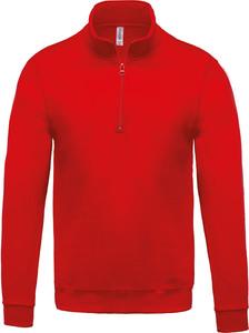 Kariban K478 - Zip neck sweatshirt Red