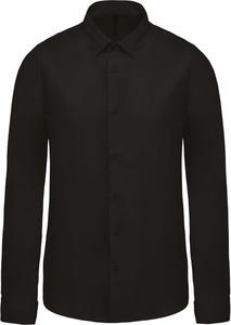 Kariban K513 - Men’s long-sleeved cotton poplin shirt Black