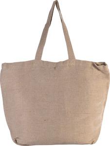 Kimood KI0231 - Large lined juco bag Washed Natural