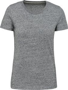 Kariban KV2107 - Ladies' vintage short sleeve t-shirt Slub Grey Heather