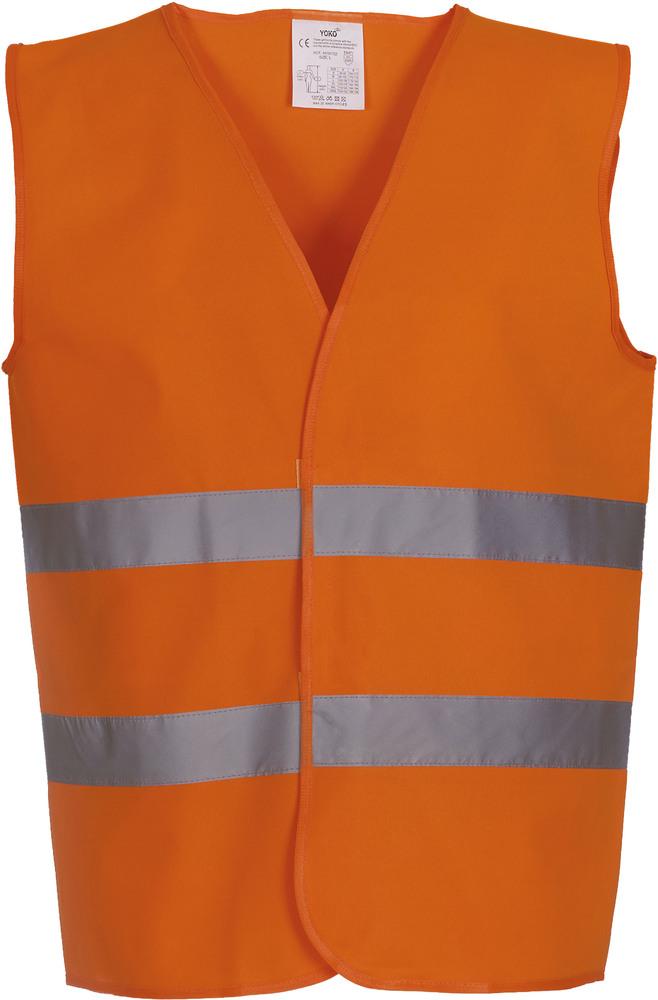 Yoko YHVW102 - Hi-Vis 2 Bands Waistcoat