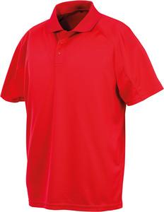 Spiro S288X - PERFORMANCE AIRCOOL POLO SHIRT Red