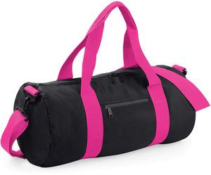 Bag Base BG140 - Original Barrel Bag Black / Fuchsia