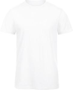 B&C CGTM046 - Men's Organic Slub Cotton T-shirt Chic Pure White