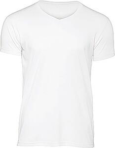B&C CGTM057 - Men's Triblend V-neck T-shirt White