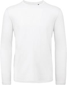 B&C CGTM070 - Men's organic Inspire long-sleeved T-shirt White