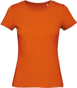 B&C CGTW043 - Ladies' Organic Cotton crew neck T-shirt Orange
