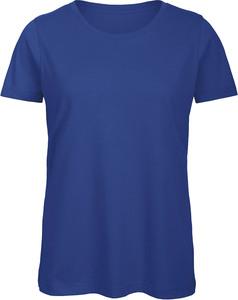 B&C CGTW043 - Ladies' Organic Cotton crew neck T-shirt Royal Blue