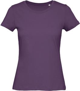 B&C CGTW043 - Ladies' Organic Cotton crew neck T-shirt Urban Purple
