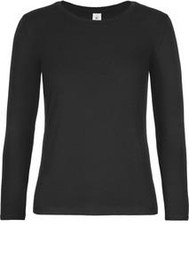 B&C CGTW08T - #E190 Ladies' T-shirt long sleeve Black