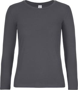 B&C CGTW08T - #E190 Ladies' T-shirt long sleeve Dark Grey