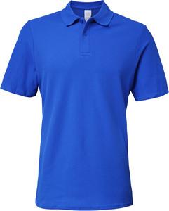 Gildan GI64800 - Softstyle Men's Double Piqué Polo Shirt Royal Blue