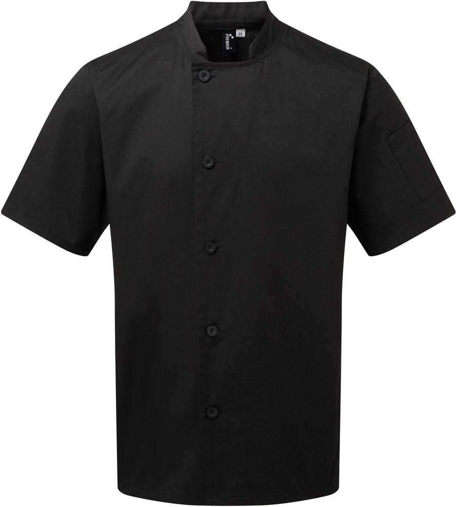 Premier PR900 - ‘Essential’ short sleeve chef’s jacket.