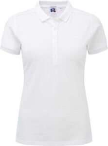 Russell RU566F - Ladies' Stretch Polo Shirt White