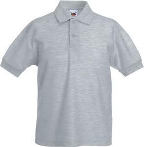 Fruit of the Loom SC63417 - 65/35 Kids' polo shirt Heather Grey