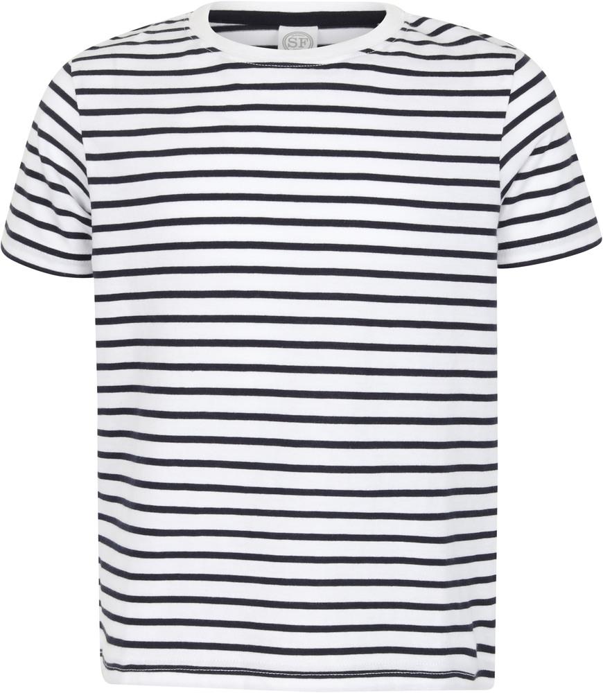 Skinnifit SM202 - KIDS' STRIPED T-SHIRT