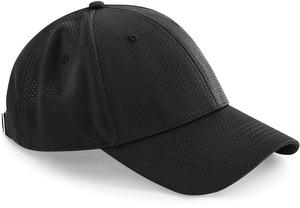 Beechfield B196 - AIR MESH 6 PANELS CAP Black