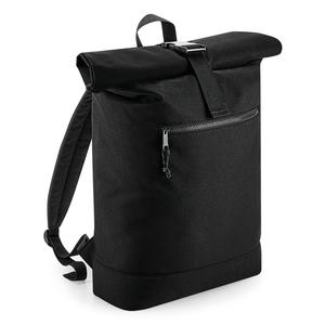Bag Base BG286 - Roll-Top recycled backpack Black