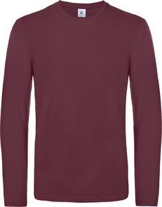 B&C CGTU07T - #E190 Men's T-shirt long sleeve Burgundy