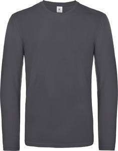 B&C CGTU07T - #E190 Men's T-shirt long sleeve Dark Grey
