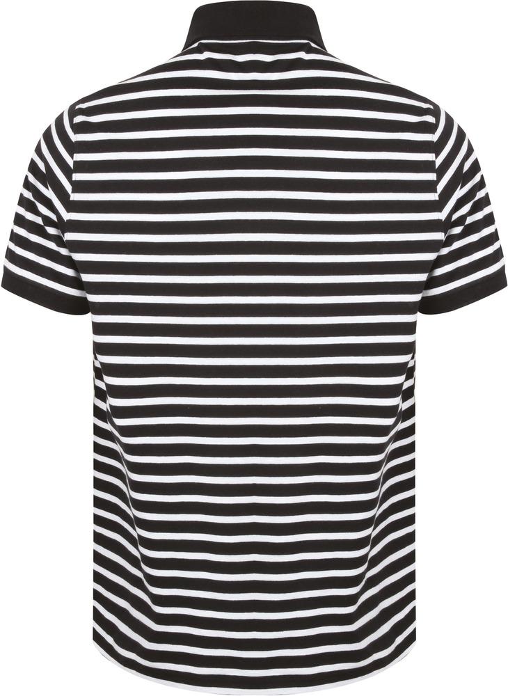 Front Row FR230 - Striped jersey polo shirt