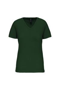 Kariban K3029IC - Ladies' BIO150IC V-neck t-shirt Forest Green