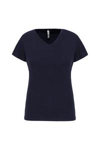 Kariban K3015 - Ladies' V-neck short-sleeved t-shirt Navy
