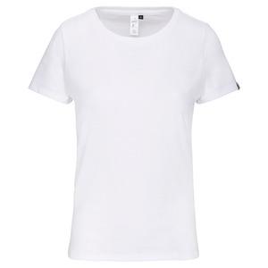 Kariban K3041 - Women's organic t-shirt "Origine France Garantie" White