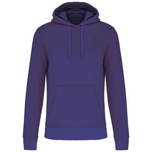 Kariban K4027 - Men's eco-friendly hooded sweatshirt Deep Purple