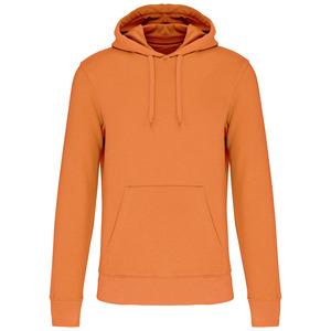 Kariban K4027 - Men's eco-friendly hooded sweatshirt Light Orange