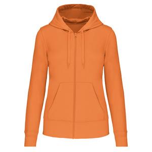 Kariban K4031 - Ladies' eco-friendly zip-through hoodie Light Orange
