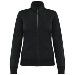 Kariban K4011 - Ladies fleece cadet jacket Black