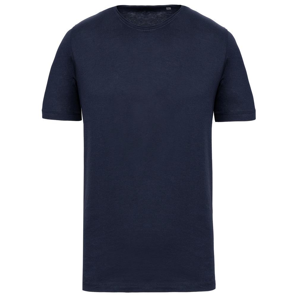 Kariban K398 - Men's short-sleeved organic t-shirt with raw edge neckline