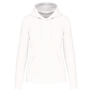 Kariban K4028 - Ladies' eco-friendly hooded sweatshirt White