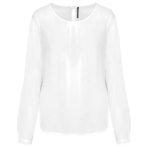 Kariban K5003 - Ladies long-sleeved crepe blouse