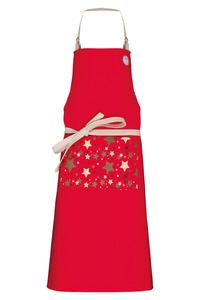 Kariban K8008 - Adults' Christmas apron "Origine France Garantie' Red