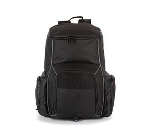 Kimood KI0176 - Recycled sports backpack with object holder Black