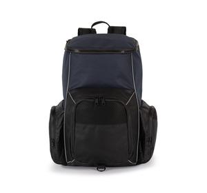 Kimood KI0176 - Recycled sports backpack with object holder Navy / Black