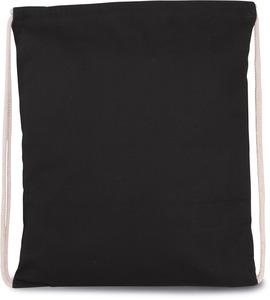 Kimood KI0154 - DRAWSTRING BAG WITH THICK STRAPS Black
